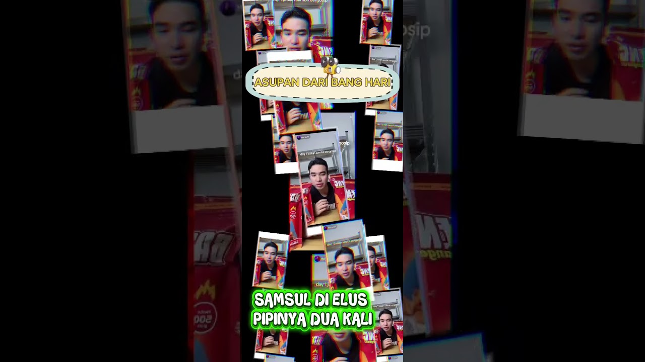 GAWAT SAMSUL MELEYOT DI ELUS PIPI NYA.. 