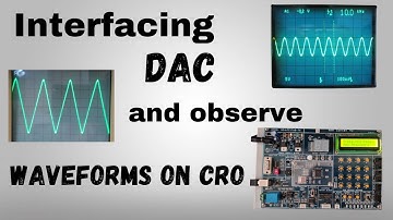 Interface DAC to ARM and generate Triangular and Square waveform| #microcontroller #embeddedsystem