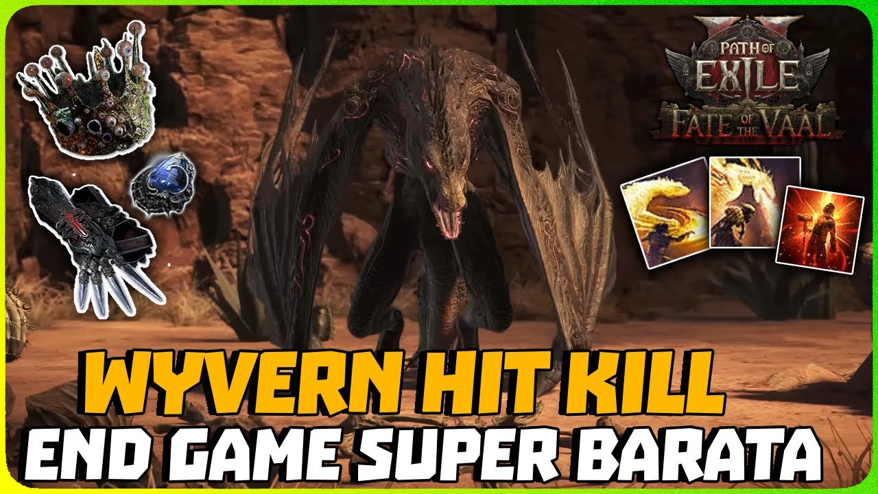 ORACULO WYVERN DESTRUINDO END GAME! HIT KILL TELA INTEIRA! Path of Exile 2: Last of Druids 0.4