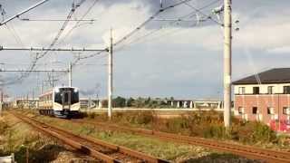 2014.11.16 E129系A2編成 信越本線試運転 亀田駅付近通過