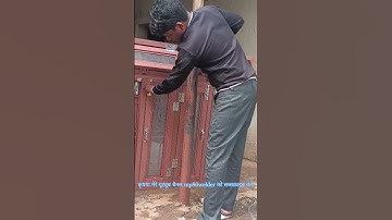 double door section window best fitting#welder #fabrication #shortvideo #virlvideo