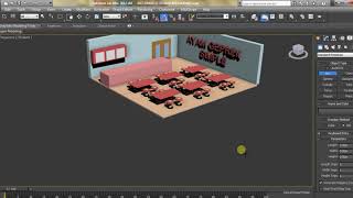 ART GRADE 12 Autodesk 3D MAX- 3D RESTAURANT /CAFE  PART II screenshot 3