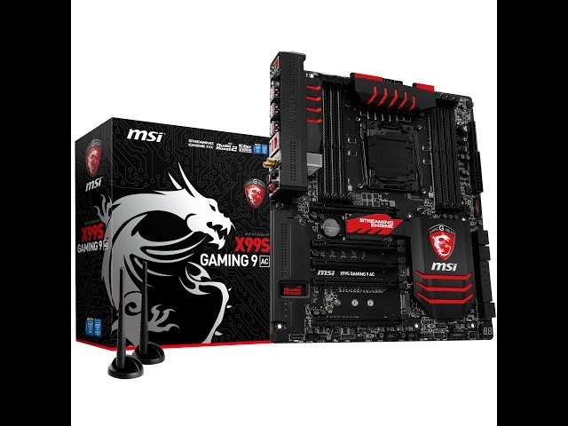 MSI X99S Gaming 9 AC Motherboard and Core i7-5930K Haswell-E