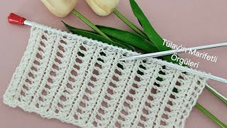 Elegant as Lace🎉Summer and Seasonal Openwork Easy Knitting Pattern by Tülay'ın Marifetli Örgüleri 4,389 views 2 days ago 9 minutes, 53 seconds
