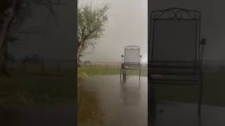 Large Tornado in Paris, Texas NEARLY Hits Home
