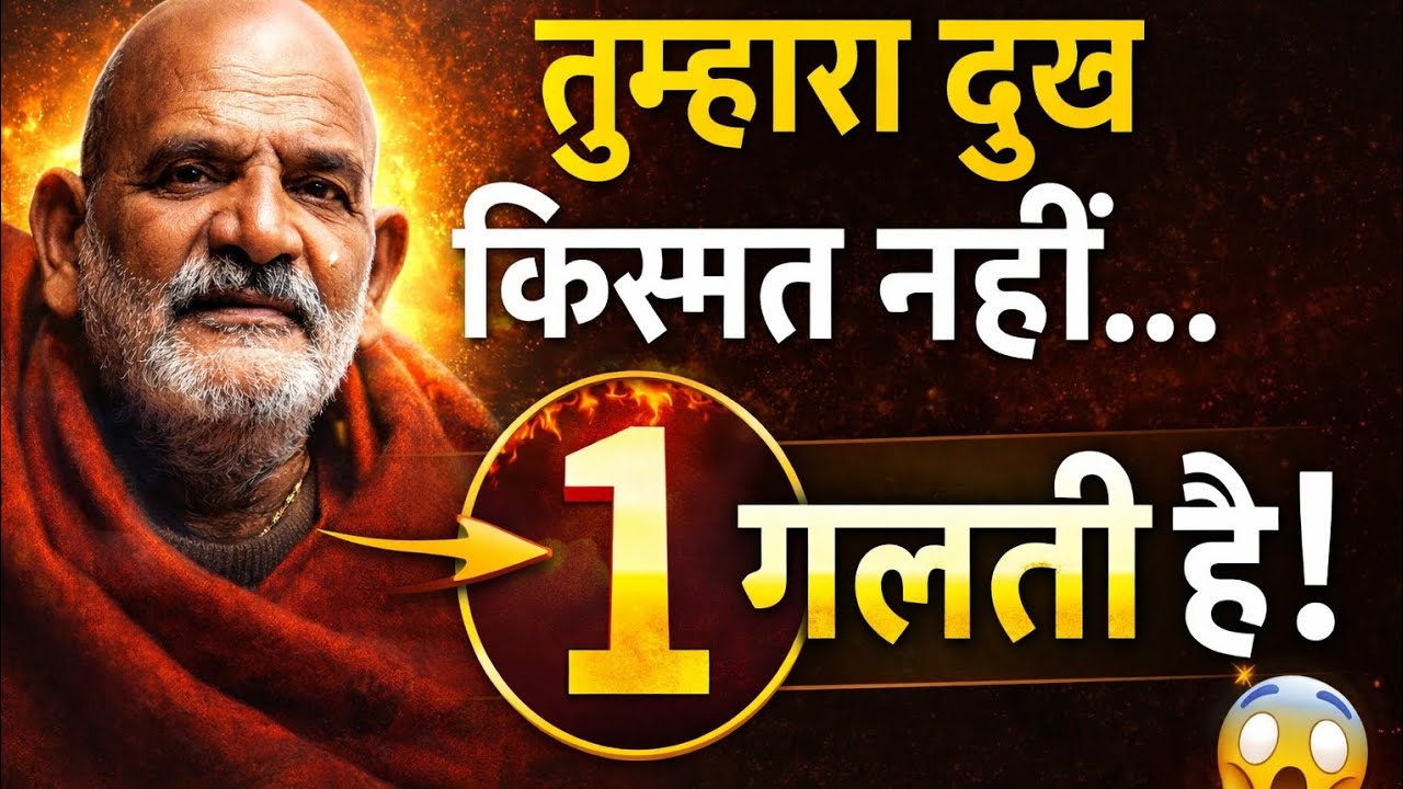 हमेशा दुखी रहने की 1 वजह | बाबा ने बताया दुख की असली जड़ 😳🕉️