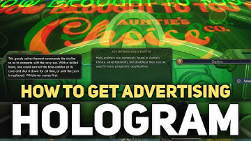 Outer Worlds 2 - How To Get The Advertising Holo Emitter