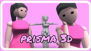 How to make female character in  prisma 3d...