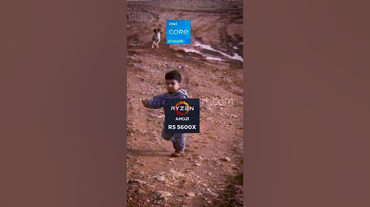 Ryzen 5 5600x vs intel i5 12400F | Intel vs AMD #shorts