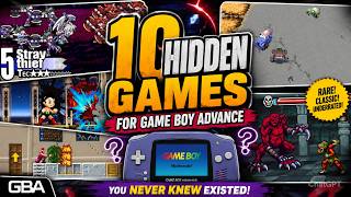 10 Hidden GBA Games You Never Knew Existed!