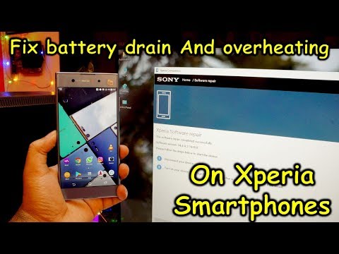 Fix common problems like battery drain and overheating after Android update on Xperia smartphones