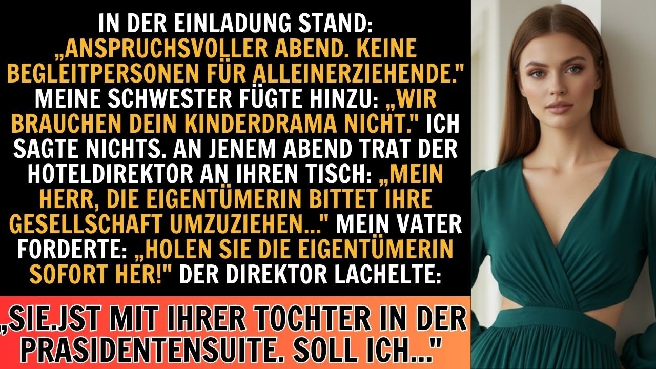 Auf der Einladung zum 60. Geburtstag meines Vaters stand:„Nur für Erwachsene“–rief der Sicherheitsd.