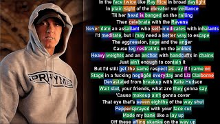 1.000 Rhymes - 1.000 Subscribers Special | Eminem on 