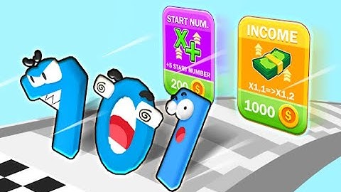 Number Master: Merge 2048 Run - Number Master Gameplay Walkthrough Android iOS