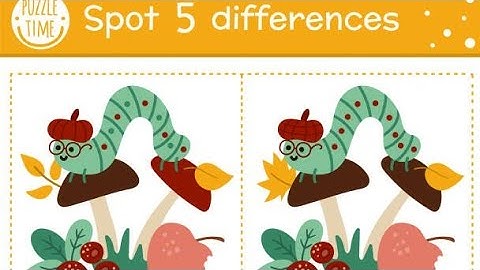 [Spot The Difference Game] 1% Can Find All The Difference : Puzzle challenge