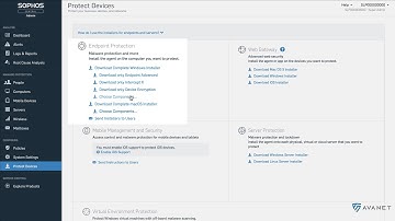 Sophos Central - How to download setup for Sophos Endpoint Protection or Intercept X