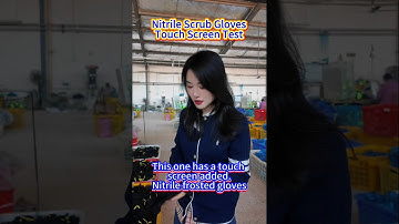 Nitrile matte touch screen gloves evaluation, really very sensitive