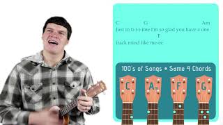 Video thumbnail of "Hey, Soul Sister - Train | Easy Ukulele Tutorial & Cover (13)"