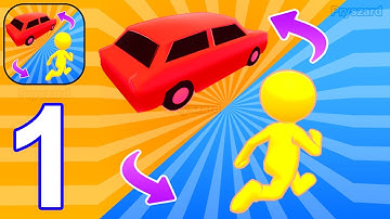 Shape Shifting: Car Factory - Gameplay Walkthrough Part 1 Stickman Shape Shifting Car & Helicopter