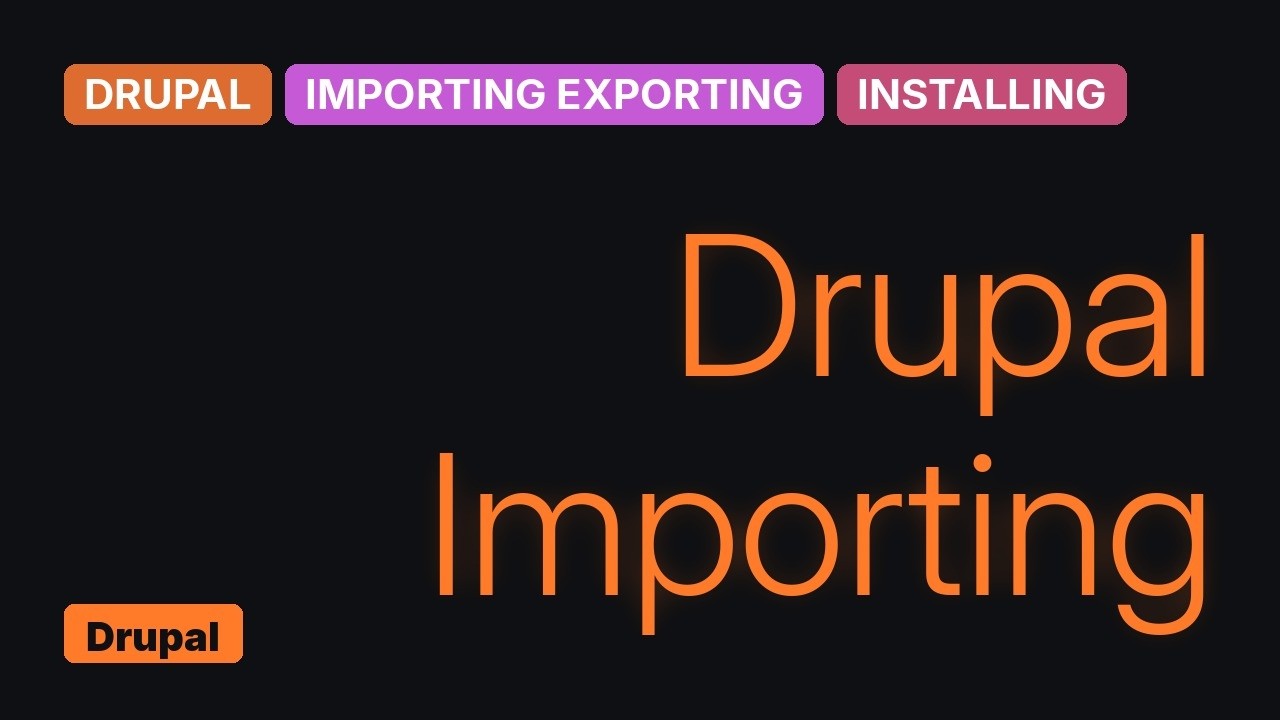 Drupal: Webform import via Webform Share (3 Solutions!!) - YouTube