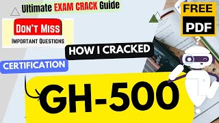 How I CRACKED GH-500 Exam in Just 6 Hours | GitHub Advanced Security | Important Topics & Tips | PDF
