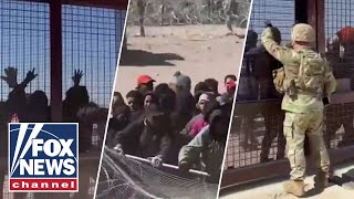 'Absolute chaos' as migrants storm Texas border