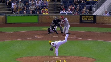 STL@PIT: Reyes connects for first MLB hit