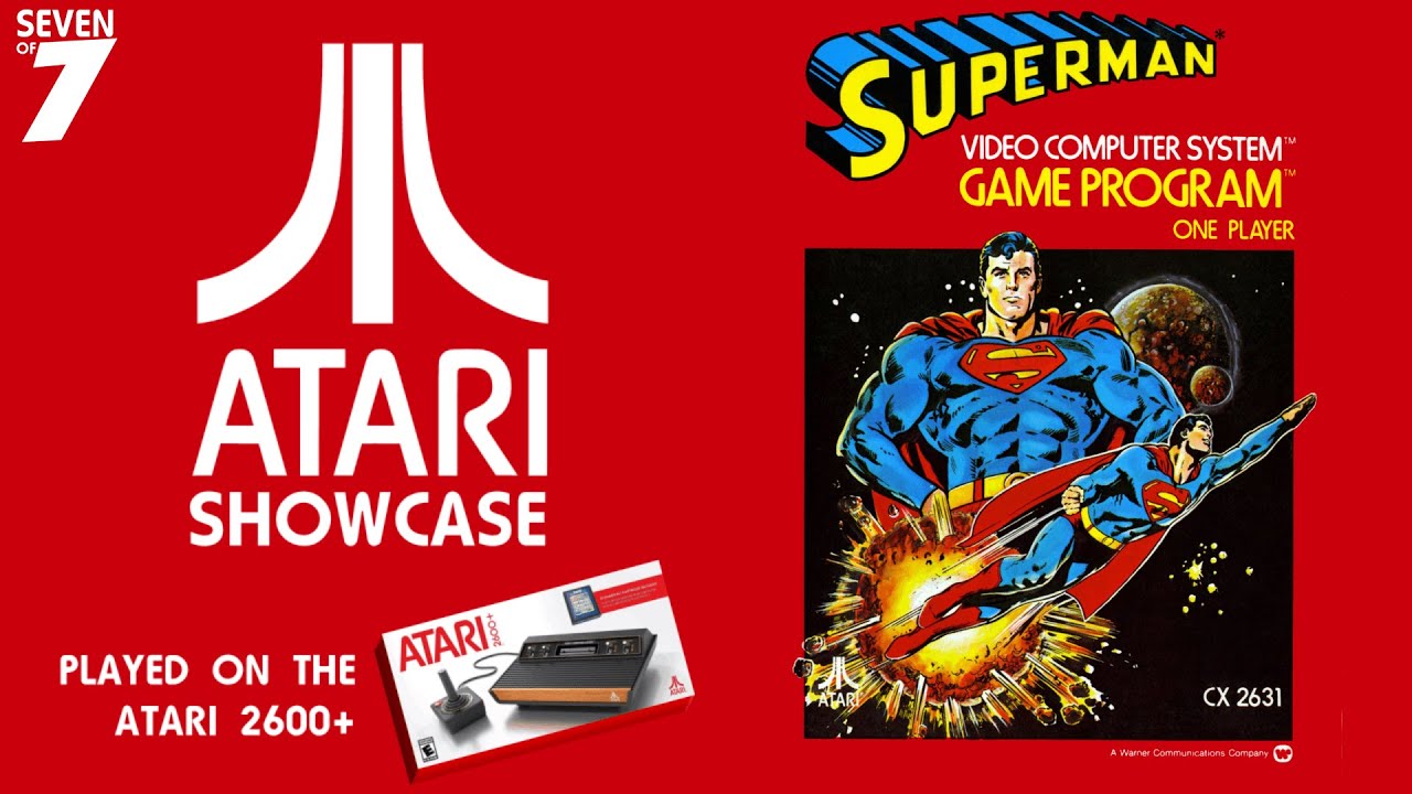 Superman Pour Atari 2600 – Jeu Complet, Très Bon état, 1979