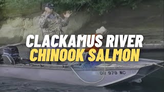 Charlie White Fishing Machine  Clackamas River Chinook!