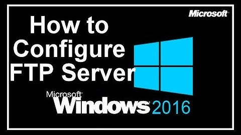 How to Configure FTP in Server 2016 !! Hindi
