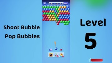 Shoot Bubble Level 5 Walkthrough | Pop Bubbles Game 🎯 | Go Answer