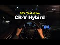 2021 Honda CR V Hybird POV night drive