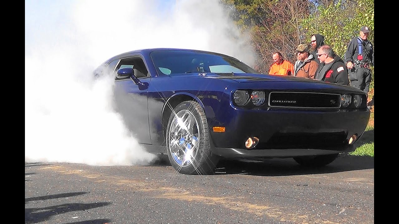 Dodge challenger burnout