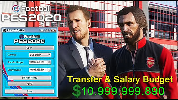 Cheats Transfer & Salary Budget in Master League by Money Editor Tool | EFootball PES 2020 PC