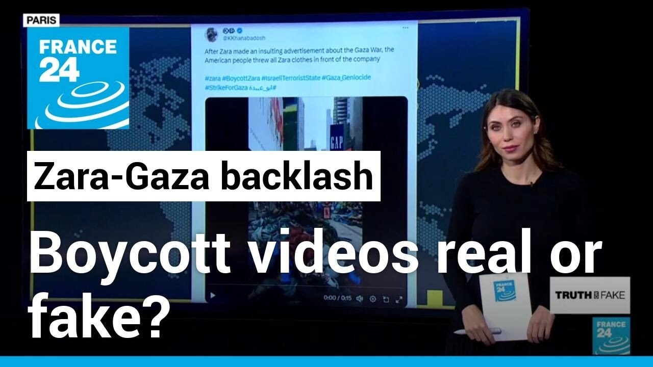 Read more about the article Zara-Gaza boycott: ‘Americans throwing away all their Zara clothes?’ • FRANCE 24 English – FRANCE 24 English