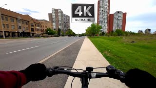 College to Home | Bicycle ride Canada 4K