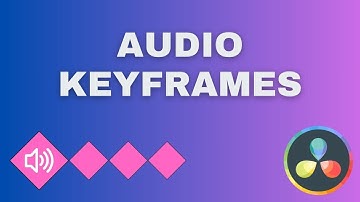 How to add Keyframe to Audio in DaVinci Resolve 18