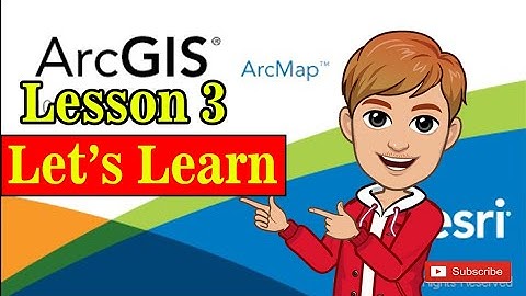 Lesson 3 | Arc GIS 10.4 Point, Polygon and Line