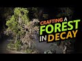 Make a dark dense forest wargaming terrain tutorial