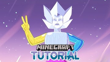 Minecraft Steven Universe Diamond Mech Statue Building Tutorial