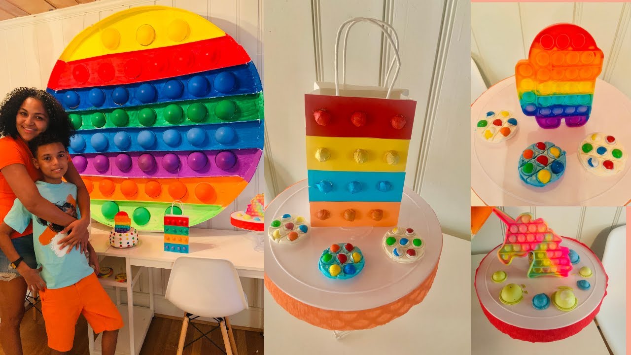 How To Make DIY Giant Fidget  Pop It! Pot It party DIY