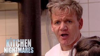 Chef Cooks Floor-Seasoned Chicken - Kitchen Nightmares