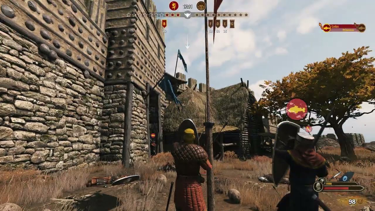 Siege Battle 70 People Online - Vlandia vs Aserai - Mount & Blade II Bannerlord Gameplay 2K