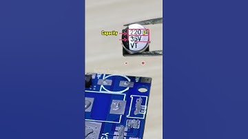 How to read SMD aluminum capacitor codes  #capasitor #Code #smd #Read #Symbol #Polarity #electronic
