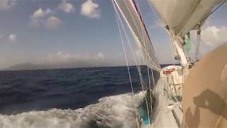 Trade Wind Sailing off Guadeloupe