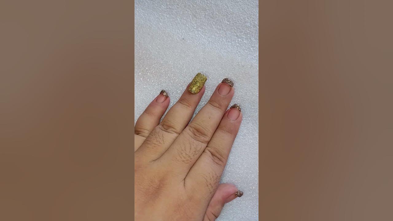 9. French Tip Nail Art Stars Tutorial - wide 2