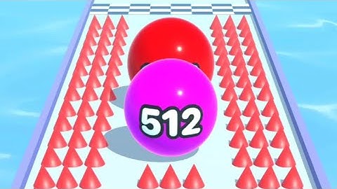 Ball Run - Merge 2048 - Numbers Addition Game - All Levels 2-25 Gameplay