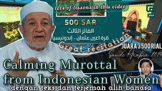 GREAT ALQURAN RECITATION OF INDONESIAN WHO GET MANY POSITIVE COMMENTS FROM DR. AYMAN SUWAYD