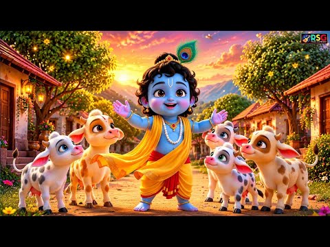 छोटी छोटी गैया छोटे छोटे ग्वाल। Choti Choti Gaiya Chote Chote Gwal। #kanha #krishna #krishnabhajan