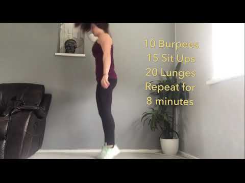 8 Minute Quick Workout content media